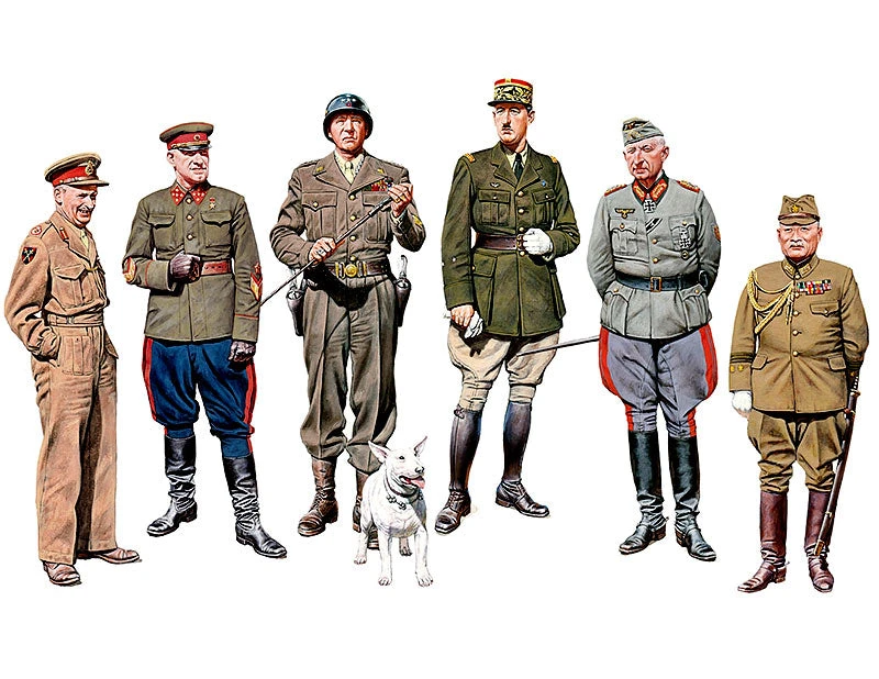 Master Box 1/35 The Generals Of WWII 35108 1 Master Box 1/35 The Generals Of WWII 35108