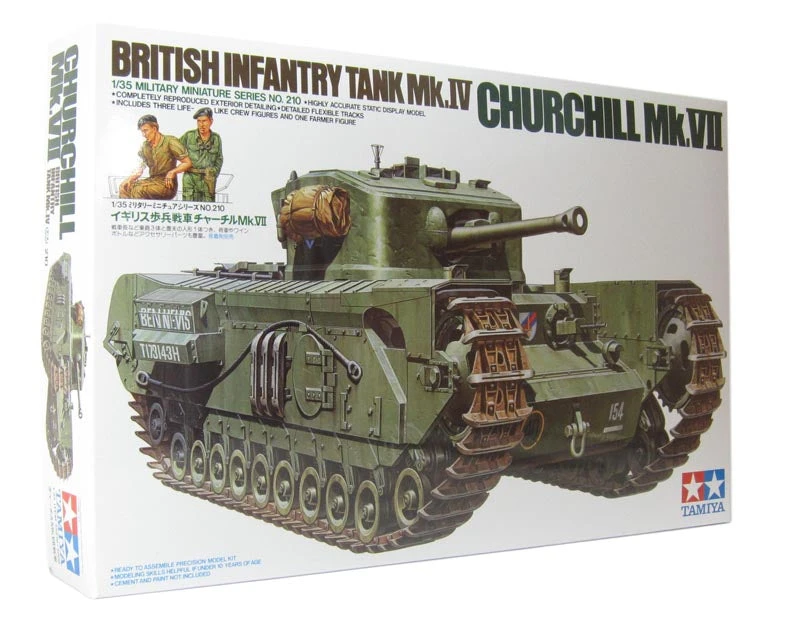 Tamiya 1/35 British Infantry Tank Mk.IV Churchill Mk.VII 35210 1 Tamiya 1/35 British Infantry Tank Mk.IV Churchill Mk.VII 35210