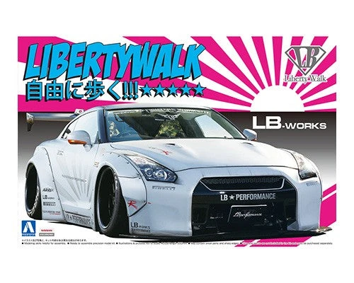 Plastic Kit Aoshima 1/24 LB WORKS R35 GT-R Ver.2 1 Plastic Kit Aoshima 1/24 LB WORKS R35 GT-R Ver.2