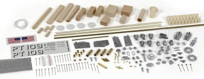 Dumas PT-109 U.S. Navy Boat Kit (1233) 10 Dumas PT-109 U.S. Navy Boat Kit (1233) - Image 10