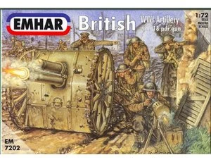 Emhar 1:72 British WWI Artillery Figures With 18 Pounder Gun 1 Emhar 1:72 British WWI Artillery Figures With 18 Pounder Gun