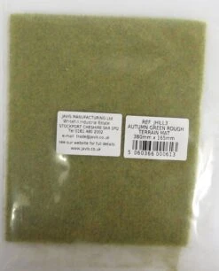 JAVIS JHILL3 Rough Terrain Mat Autumn Green Rough 380mm X 165mm