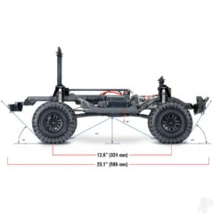 Traxxas TRX-4 Land Rover Defender 1:10 4X4 Electric Trail Crawler Sand (+ TQi 4-ch XL-5 HV Titan 550) -Radio Controlled Model Shop TRX82056 4 SAND 11
