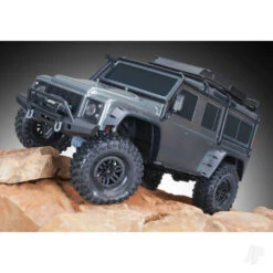 Traxxas TRX-4 Land Rover Defender 1:10 4X4 Electric Trail Crawler With Winch Silver (+ TQi 4-ch XL-5 HV Titan 550) -Radio Controlled Model Shop TRX82056 84 SLVR 3