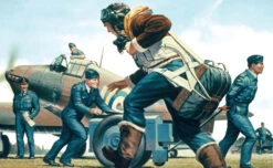 Airfix Vintage Classics 1/76 RAF Personnel A00747V -Radio Controlled Model Shop a00747v raf personnel artwork