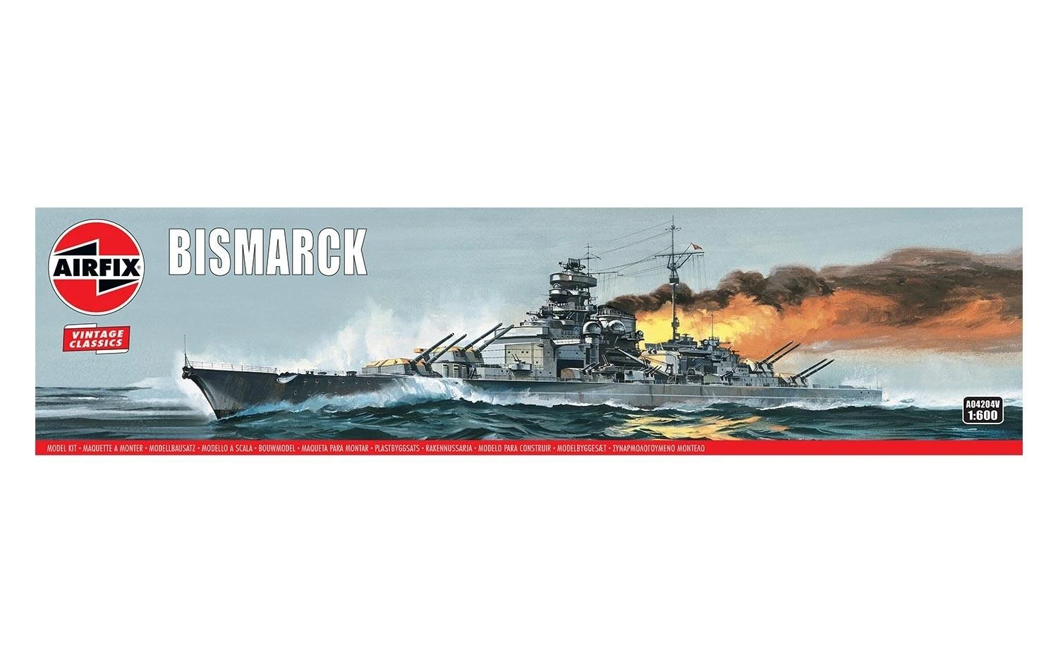 1/600 Airfix Bismarck -Vintage Classics A04204V 1 1/600 Airfix Bismarck -Vintage Classics A04204V