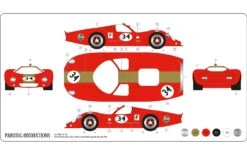 Airfix Large Starter Set - 1/32 Ford 3 Litre GT -Radio Controlled Model Shop a55308 layout