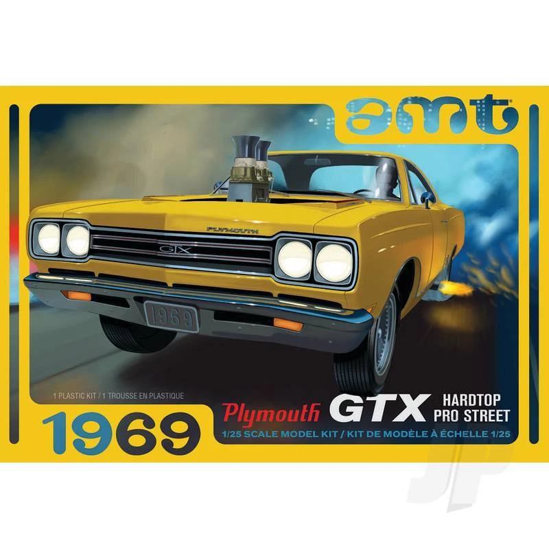 AMT 1:25 1969 Plymouth GTX Hardtop Pro Street 1 AMT 1:25 1969 Plymouth GTX Hardtop Pro Street