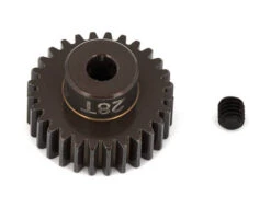ASSOCIATED FACTORY TEAM ALUM. PINION GEAR 28T 48DP 1/8 Of An Inch SHAFT