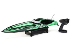 Proboat Impulse 32 Brushless Deep-V RTR With Smart - Black/Green -Radio Controlled Model Shop b prb08037t1 m