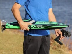 Proboat Impulse 32 Brushless Deep-V RTR With Smart - Black/Green -Radio Controlled Model Shop b prb08037t1 v