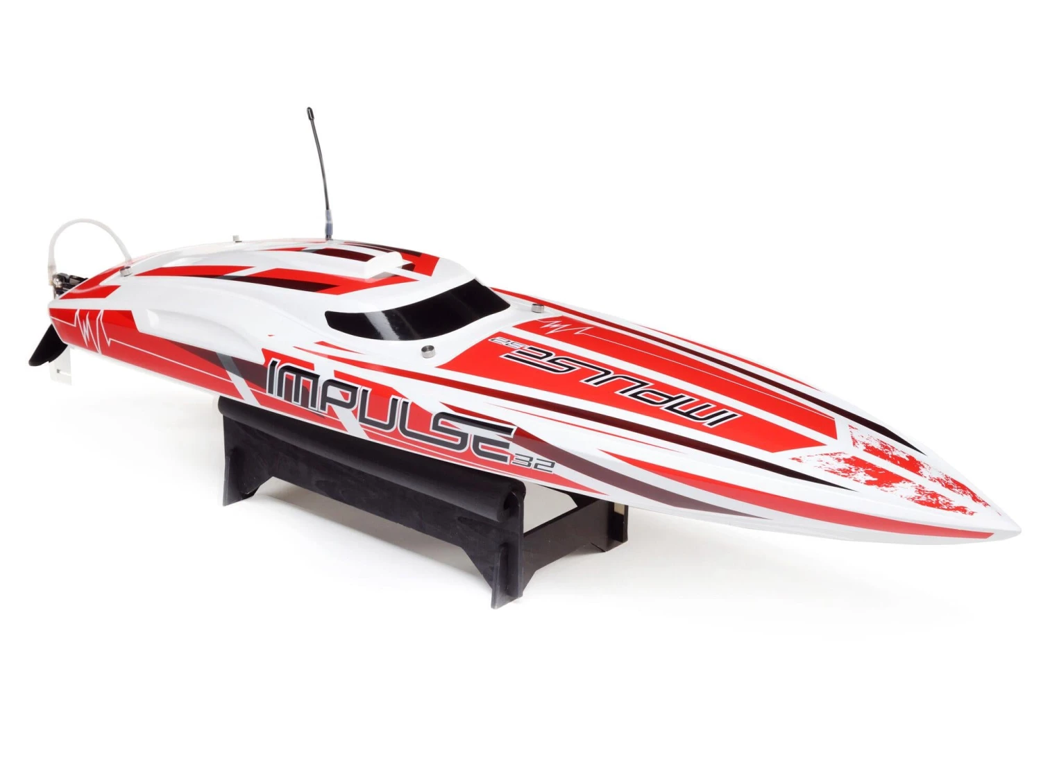 Proboat Impulse 32 Brushless Deep-V RTR With Smart -White/Red 2 Proboat Impulse 32 Brushless Deep-V RTR With Smart -White/Red - Image 2