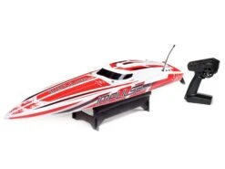 Proboat Impulse 32 Brushless Deep-V RTR With Smart -White/Red 30 Proboat Impulse 32 Brushless Deep-V RTR With Smart -White/Red -Radio Controlled Model Shop b prb08037t2 j