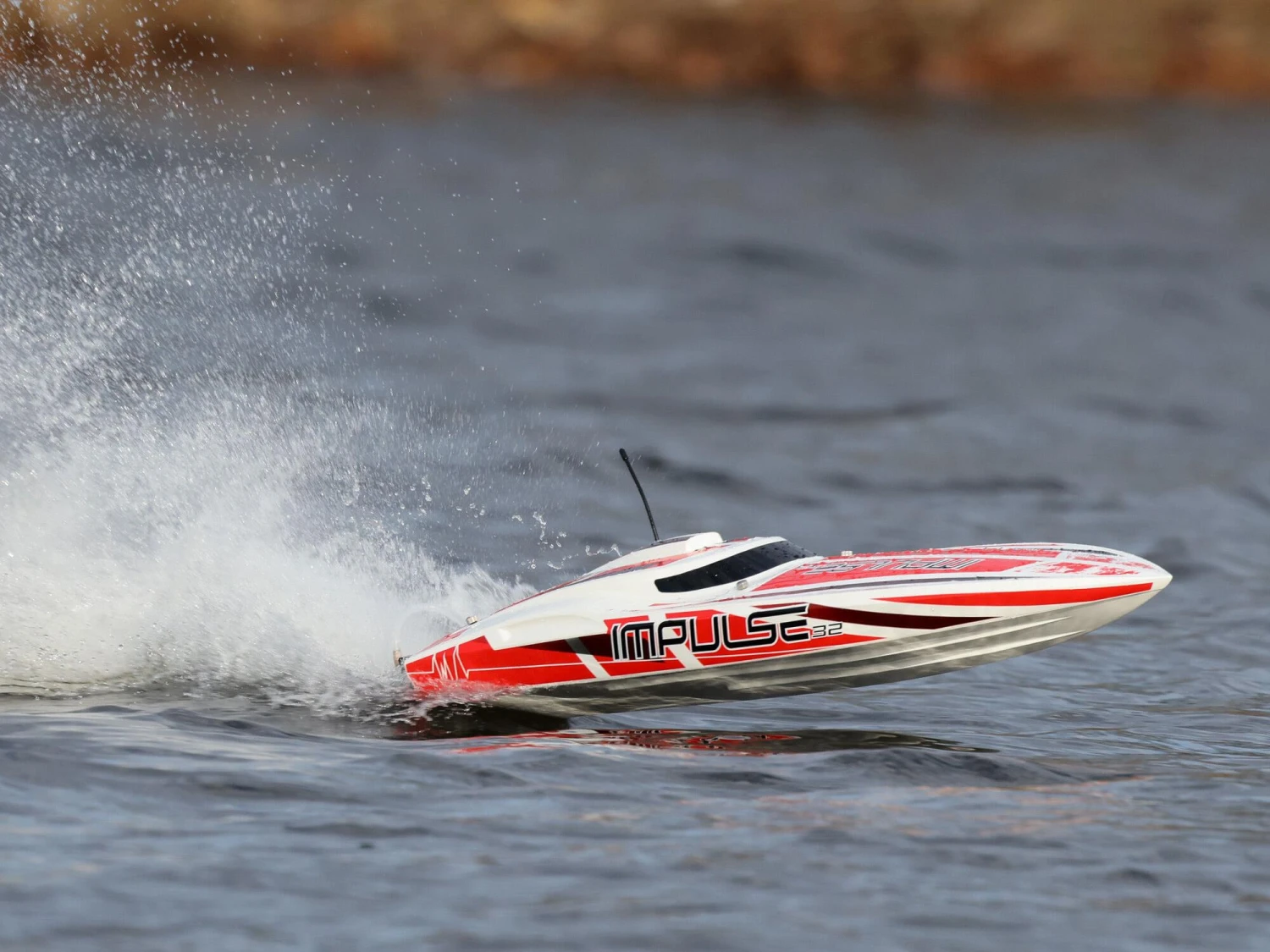 Proboat Impulse 32 Brushless Deep-V RTR With Smart -White/Red 18 Proboat Impulse 32 Brushless Deep-V RTR With Smart -White/Red - Image 18