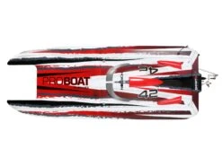 Proboat Blackjack 42 Inches 8S Brushless Catamaran RTR: White/Red 33 Proboat Blackjack 42 Inches 8S Brushless Catamaran RTR: White/Red -Radio Controlled Model Shop b prb08043t2 g