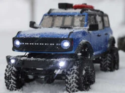 Axial 1/24 SCX24 2021 Ford Bronco 4WD Truck Brushed RTR - Blue -Radio Controlled Model Shop c axi00006t3 k