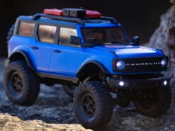 Axial 1/24 SCX24 2021 Ford Bronco 4WD Truck Brushed RTR - Blue -Radio Controlled Model Shop c axi00006t3 m