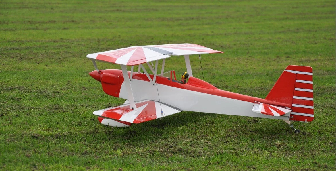 Max Thrust Pro-Built Balsa Double Trouble Red 2 Max Thrust Pro-Built Balsa Double Trouble Red - Image 2