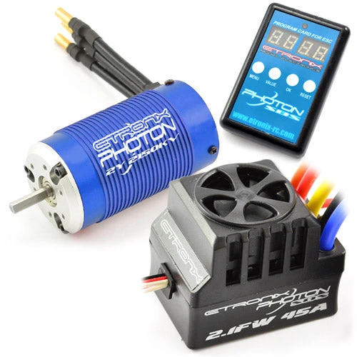 ETRONIX PHOTON 2.1FW SYSTEM W/9.0R 4350KV MOTOR/60A ESC -Radio Controlled Model Shop et0422