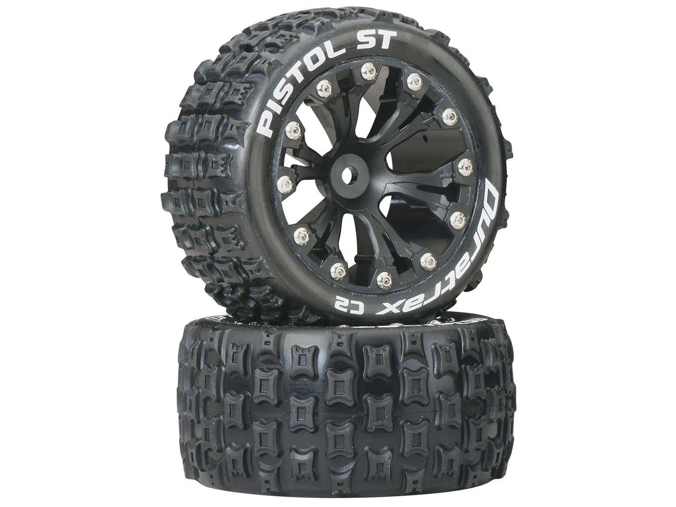Duratrax Pistol ST 2.8 Truck 2WD Mounted Rear C2 Black (2) 1 Duratrax Pistol ST 2.8 Truck 2WD Mounted Rear C2 Black (2)
