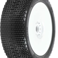 Proline 1/8 Hole Shot 2.0 S3 Front/Rear Buggy Tires Mounted 17mm Whi