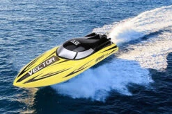 Vector SR65 Brushless ARTR Racing Boat (Yellow) (No Battery Or Charger) 10 Vector SR65 Brushless ARTR Racing Boat (Yellow) (No Battery Or Charger) -Radio Controlled Model Shop gallery2 63 2