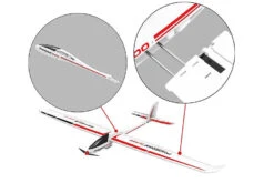 VOLANTEX PHOENIX 2400MM GLIDER W/ABS FUSELAGE ARTF -Radio Controlled Model Shop gallery8 35 1