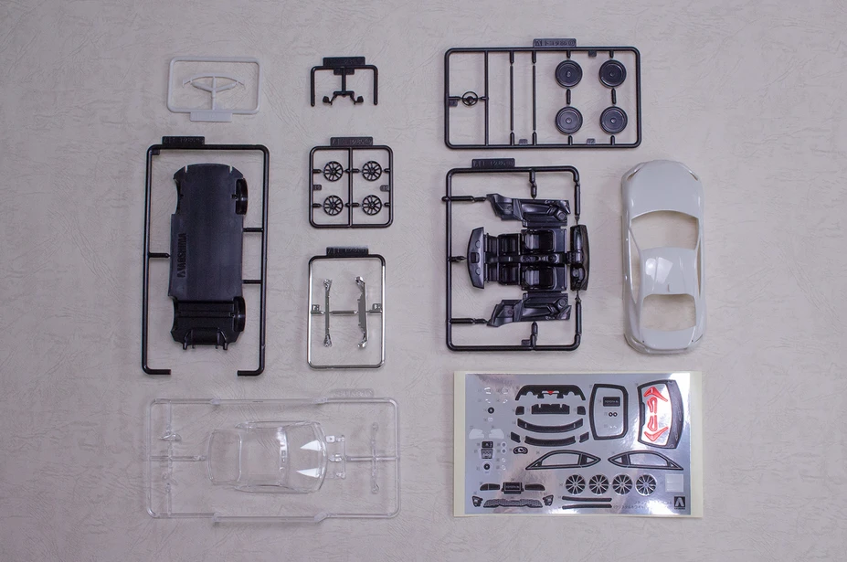 Plastic Kit AOSHIMA TOYOTA 86 (Crystal White Pearl) 1/32 Scale 05418 6 Plastic Kit AOSHIMA TOYOTA 86 (Crystal White Pearl) 1/32 Scale 05418 - Image 6