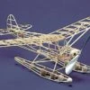 Herr Free Flight Rubber Powered Piper Super Cub With Floats