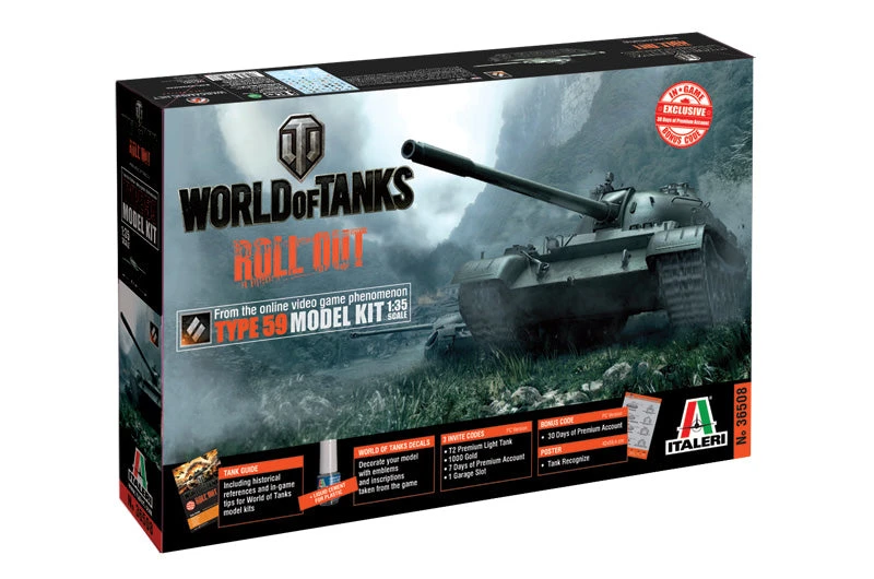 Italeri 1/35 World Of Tanks - Type 59 IT36508 1 Italeri 1/35 World Of Tanks - Type 59 IT36508