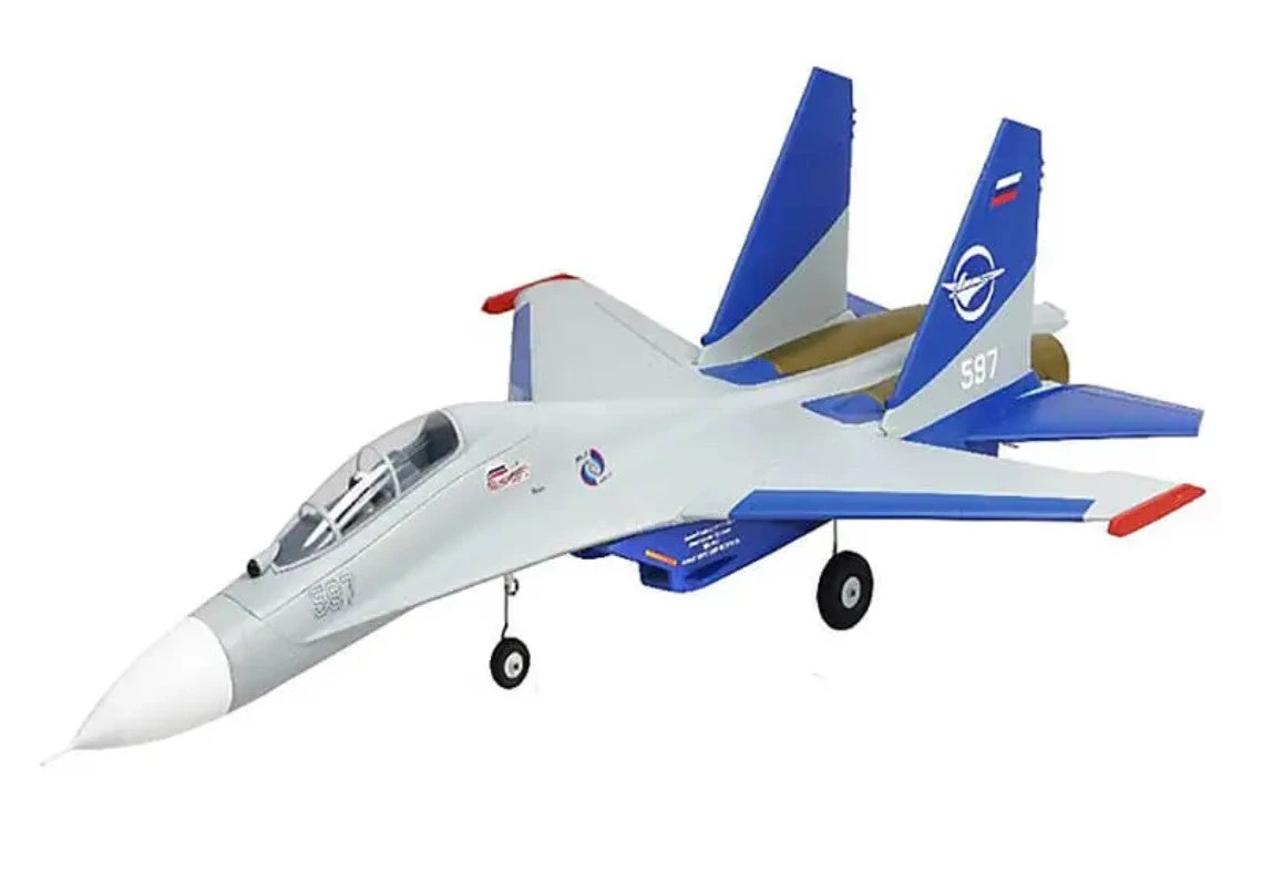 XFLY TWIN 50MM SU-27 EDF 750MM JET With Out TX/RX/BATT - GREY 1 XFLY TWIN 50MM SU-27 EDF 750MM JET With Out TX/RX/BATT - GREY