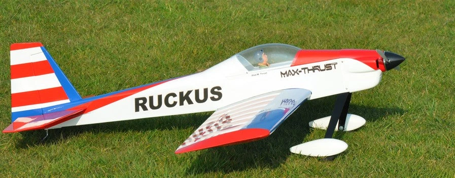 Max Thrust Pro-Built Balsa Ruckus Kit CHIPPY - Can Be Finished For IC Or Electric 1 Max Thrust Pro-Built Balsa Ruckus Kit CHIPPY - Can Be Finished For IC Or Electric