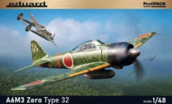 Eduard 1/48 A6M3 ZeroType 32 Kit