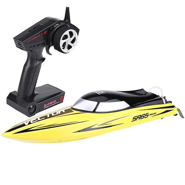 Vector SR65 Brushless ARTR Racing Boat (Yellow) (No Battery Or Charger) 1 Vector SR65 Brushless ARTR Racing Boat (Yellow) (No Battery Or Charger)
