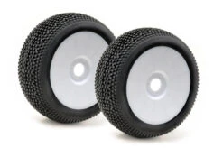 Absima Wheel Set Buggy Disc Mini Pin White 1:8 (Set Of 2 Wheels)